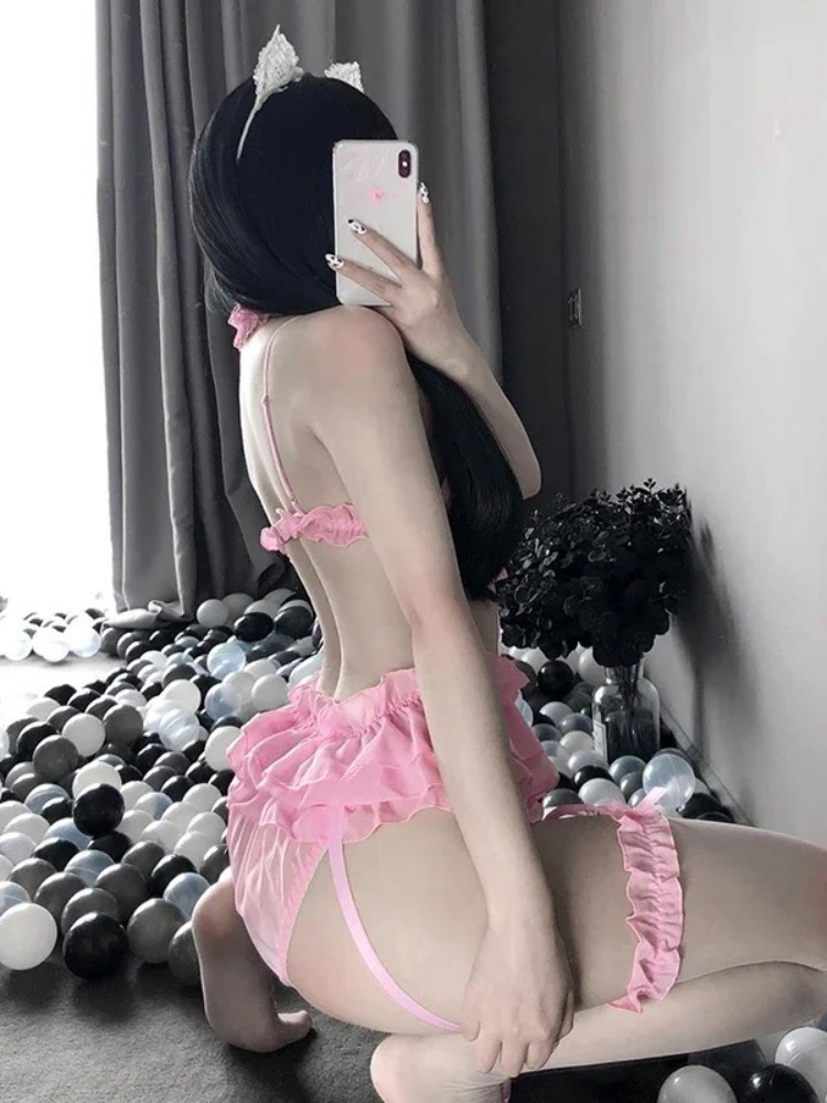 Women Sexy Erotic Lingerie Set - Lace Bralette Set recension och pris
