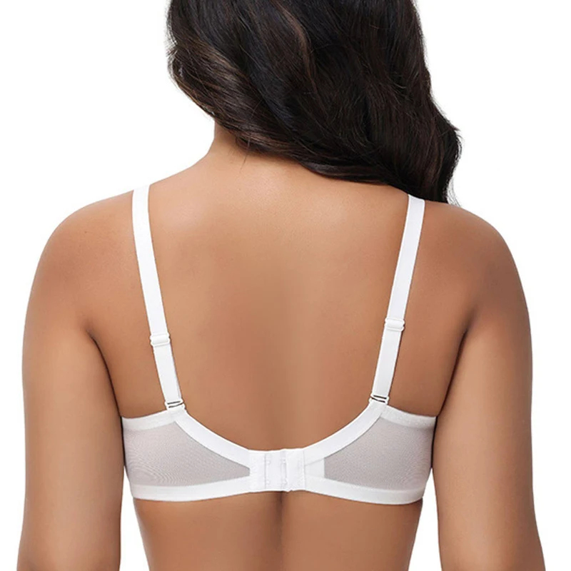 Plus Size Women's Mesh Support - Underwire Bra Padded recension och pris