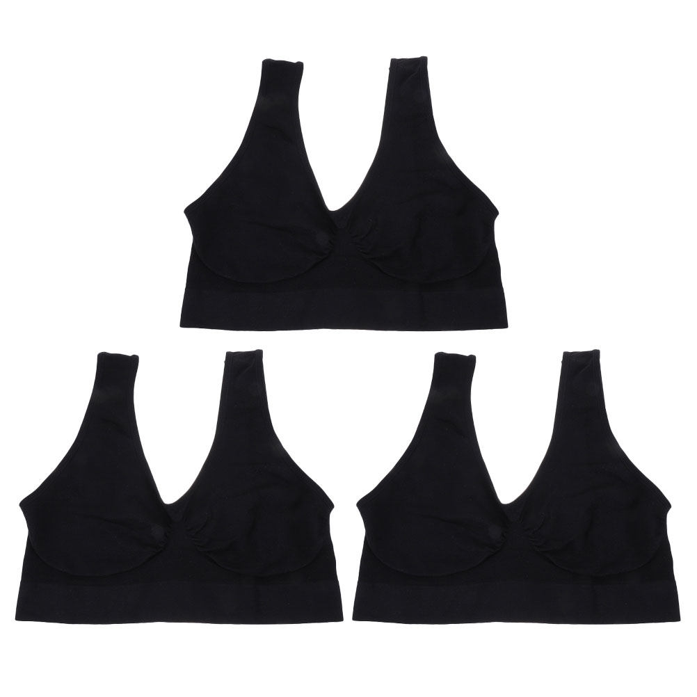3pcs Yoga Sports Bra Seamless  - Wirefree Bra Comfort recension och pris