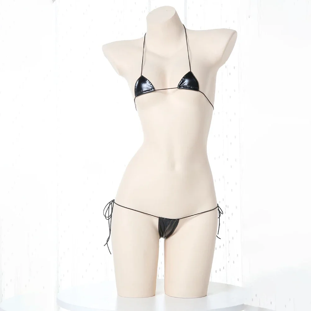 New Womens Sexy Lingerie Leath - Lace Bralette Set recension och pris