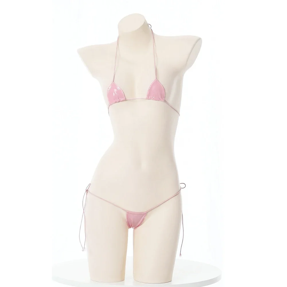New Womens Sexy Lingerie Leath - Lace Bralette Set recension och pris